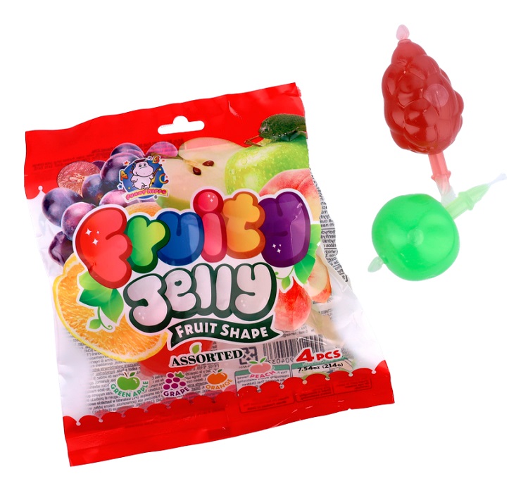 Gelatine alla frutta da succhiare Fruity Jelly - ABC 214g (4pz)